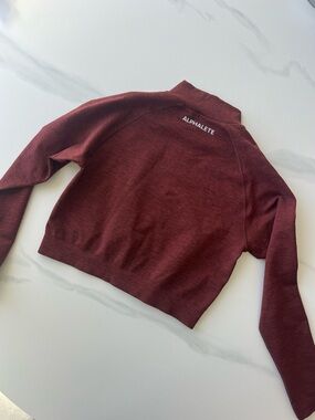 Alphalete Amplify Copper Long Sleeve Crop Jacket